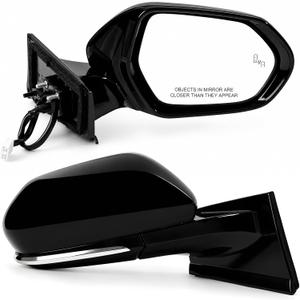 Passenger Side Mirror for 2016-2022 Toyota Prius/Prius AWD-e/Prius Prime | TO1321357, 8791047420, 6 Pins, Power Adjustment, Heated, Blind Spot Monitor, Right Door Side Mirror for Toyota Prius