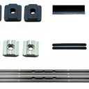 Interior Bike Rack Single Track 39 Inch L Track for Vans Trucks and SUV T-Nut Included (L Track 2pack)