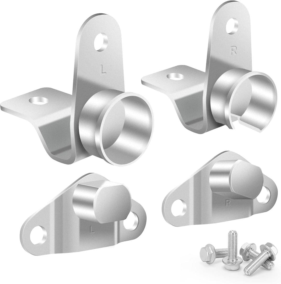 Tailgate Hinge Kit Compatible with 1999-2007 Chevrolet Chevy Silverado GMC Sierra 1500 1500HD 2500 2500HD 3500 Classic | 2005-2006 Hummer H1 H2 H3, Replaces # 38642,15074252,15074253,15078745,15078746