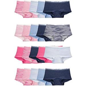 Fruit of the Loom Girls' Cotton Boyshort Underwear, Size 10