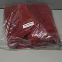 OLANLY Dog Door Mat for Muddy Paws 36x24, Absorbs Moisture and Dirt, Absorbent Non-Slip Washable Doormat, Quick Dry Chenille Mud Mat for Dogs, Entry Indoor Entryway Carpet for Inside Floor, Burgundy