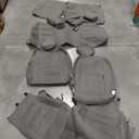 coverdream Forester Seat Covers Custom Fit for 2019-2023 2024 Subaru Forester Seat Covers,Full Coverage,Airbag Compatible Polyester Car Seat Protector (Full Set,Gray)