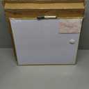 U Brands Monthly Calendar Magnetic Dry Erase White Board, Gold Aluminum Frame, 16" x 20" (6710U00-01)