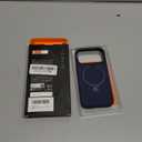 TORRAS Q3 Silicone 360 Spin for iPhone 17 Pro Case with Stand, Fit for MagSafe, Magnetic Ring Kickstand with Camera Control, Liquid Silicone Rubber Soft Phone Case for iPhone 17 Pro 6.3'', Deep Blue