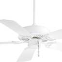 MINKA-AIRE F572-WH Sundance 42" 5-Blade Ceiling Fan in White Finish with White All Weather Blades