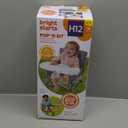 Bright Starts Pop 'N Sit Portable Booster, Indoor/Outdoor Use, Floor Seat with Feeding Tray, Grey, 6 Mos - 3 Yrs (Gray 2)