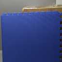 EVA Foam Mat Tiles 4-Pack - 16 SQ FT of Interlocking Padding for Garage, Playroom, or Gym Flooring - Exercise Mat or Baby Playmat by Stalwart (Blue)