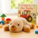 Adorable Beaver Stuffed Animal Soft Beaver Plush Toy Cute Birthday Gifts for Boys Girls Kids Toddlers