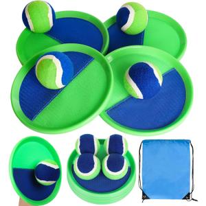 Outside Toys for Kids Ages 4-8-Ball Catch Games Lawn Game Paddle Toss-Upgraded Version Outdoo KidsToys for Age 3 4 5 6 7 8 + Years Old Boy Girl Family Christmas Birthday Gifts