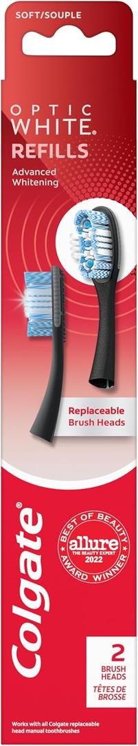 Colgate Keep Manual Toothbrush Whitening Refills - 2 Pack, 6 Count