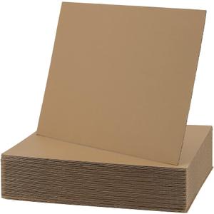 HOZEON 70 Pack 11 x 14 Inch Brown Corrugated Cardboard Sheets, 2mm Thick Cardboard Sheets, Flat Cardboard for Packing, Mailing, DIY Crafts