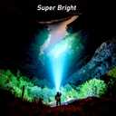 Blukar LED Headlamp Rechargeable,2000L High Lumen Super Bright Dimmable Headlight Flashlight with Motion Sensor- 8 Modes,Spotlight&Floodlight,IPX5 Waterproof for Camping,Hiking,Running,Fishing -2 Pack (Black)