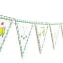 Golf Themed Birthday Banner - Golf First/1st Birthday Party Decorations,Hole In One Party Banner,Hole In One First Year Banner