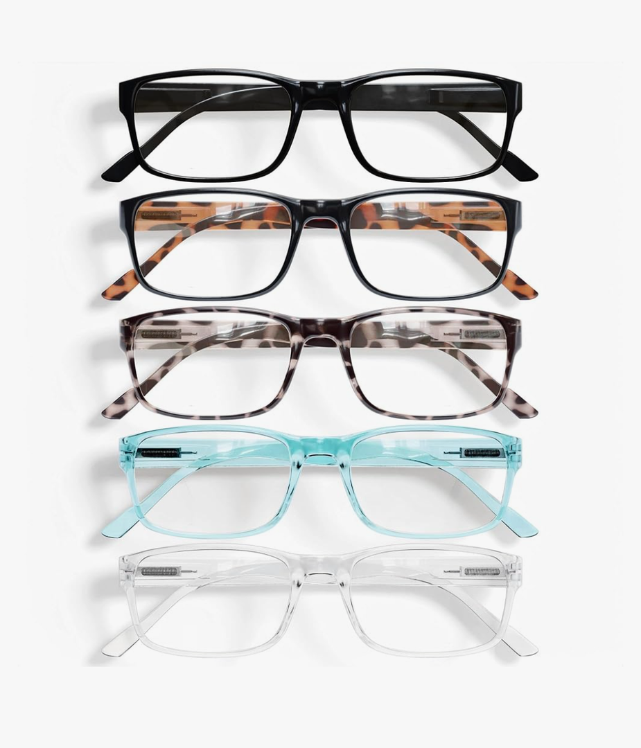 Gaoye Professional Reading Glasses for All Day - Computer Readers with Blue Light Protection - Value Pack(1.75)