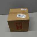 Sin wings Ceramic Plant Pots, 5.3 + 3.9 Inch Octagon Pots for Plants, Flower Planters for Indoor with Drainage and Saucer Set of 2, Bright Orange