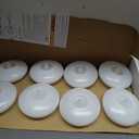 Homemory 24 Pack 3 Flameless Led Floating Candles, 200 Hour White Battery Operate Waterproof Tealights for Cylinder Vases, Centerpieces at Wedding Decor, Party, Pool