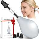 Ear Pressure Relief Suction Device, Tinnitus Relief for Ringing Ears, Portable & Effective Ear Pressure Reliever Device, Ideal for Flying, Reduces Tension with 3 Sizes of Earbuds-ANZ