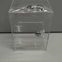 Hicocool Clear Piggy Bank with Lock, Acrylic Piggy Bank with Key for Adults Kids Openable, Reusable Money Saving Box for Birthday (Clear)