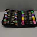 Betem Paint Markers Acrylic Paint Pens, Dual Tip 72 Colors Acrylic Markers with Brush Tip and Fine Point, Art Supplies for Wood, Canvas, Stone, Glass, Rock Painting Kit DIY Crafts Drawing Kit with Bag