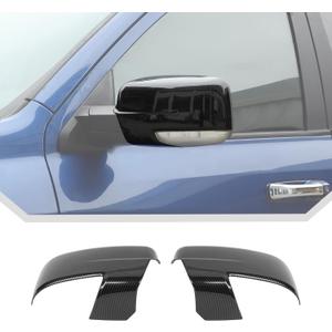 JeCar Side Mirror Cover Fit for Dodge Ram 1500 2011-2017 Mirror Caps Trim Accessories (Carbon Fiber)