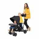 Joovy Caboose LX Tandem Stand-on Stroller, Black