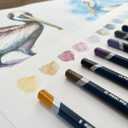 Derwent Colored Pencils, WaterColour, Water Color Pencils, Drawing, Art, Metal Tin, 24 Count (32883)