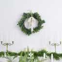 MEEDEE Ivory Velvet Ribbon 2 Inch Frayed Edge Silk Ribbons 2 Rolls 4 Yards Crinkle Crushed Ribbons Ivory Ribbon for Christmas Tree, Gift Wrapping, Holiday Decor, Wedding Favors