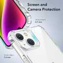ESR for iPhone 14/iPhone 13 Case, Military-Grade Protection with Shock-Absorbing Corners, Scratch-Resistant and Anti-Yellowing Acrylic Back, Slim Protective Phone Case, Air-Armor Series, Clear | Shockproof, Air-Guard Corners, Shock-Absorbing, Yellowing-Resistant, Acrylic Back