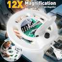 2200 Lumens Esthetician Magnifying Light with Rolling Wheels Base