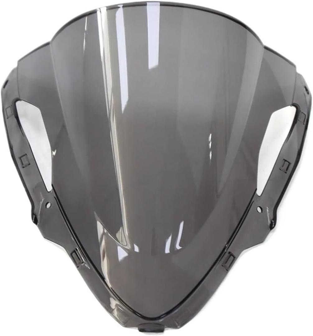 Fit for Kawasaki Ninja ZX-6R zx6r ZX6R ZX-6R 2024 2025 Motorcycle Windscreen Windshield Wind Deflectors Double Shield Motorcycle Windshield Replacement(A)
