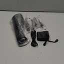 AquaSonic Aqua Flosser - Cordless Rechargeable Water Flosser for Teeth - Waterproof, Portable Oral Irrigator for Dental Cleaning with 5 Jet Tips  Braces Home Travel (Black)