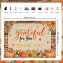 Fall Thank You for All You Do Banner Backdrop Autumn Thanksgiving We are So Grateful for You Party Background Pumpkin Friendsgiving Party Decorations Banner Photo Booth Props (82x59 inch (7x5FT))