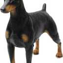 Comfy Hour 7" Doberman Dog Figurine, Realistic Lifelike Animal Statue, Standing Doberman Pinscher Collectible for Home Office Shelf, Artisan Crafted Resin Sculpture, 1 Unit