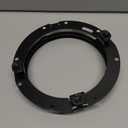 FVYRH 7 Inch LED Motorcycle Headlights IP67 Waterproof Motorcycle LED Lamp High Low Beam DRL Amber Turn Signal Compatible With Softail(7inch Bracket Black)