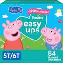Pampers Training Pants - Easy Ups Girls & Boys - Size 5T-6T, 84 Count, Peppa Pig Potty Underwear (Packaging May Vary)