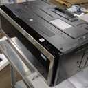 SAMSUNG 1.1 Cu Ft Smart SLIM Over the Range Microwave Oven w/ 550 CFM Hood Vent, Wi-Fi, Voice Control, LED Light Bar, Sensor Cook, 1100 Watt, ME11A7710DS/AA, Fingerprint Resistant Stainless Steel