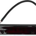 YHB Center High Mount Stop Light & 3rd Brake Light Compatible with Ford 2021 2022 2023 2024 2025 F-150 LED w/o Camera Hole (2021-2025 F-150 Black)