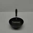 Ecolution Non-Stick Carbon Steel Wok with Soft Touch Riveted Handle, 8",Black