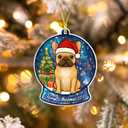 French Bulldog Christmas Ornament 2025  Frenchie Ornament for Christmas Tree, French Bulldog Gifts for Women, Dog Lovers Holiday Decoration