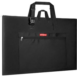 GOTIDEAL Large Art Portfolio Bag, 24x36 Inches Waterproof Art Portfolio Case with Shoulder & Handle Carry, Storage Carrying Bag for Professional Artwork Sketch Drawing Canvas Photography Poster