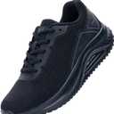 Gyeice Women's Walking Shoes Arch Support Orthotic Breathable Tennis Sneakers for Plantar Fasciitis Pain Relief US 9.5