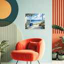 Beach Paint by Numbers Kit for Adults Beginner Landscape Oil Painting Kit Adult Paint by Number Kits on Canvas Ocean DIY Painting for Beginners Art by Numbers for Gifts Home Wall Decor 16x20 Inch (YF030)