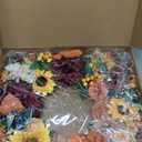 24 Inch Fall Wreath for Front Door, Autumn Sunflower Farmhouse Porch Decor