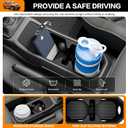 Center Console Cup Holder Compatible with Jeep Wrangler(JL) /Gladiator(JT) 2018-2025, Cupholder Coaster Liner Insert Drink Silicone Cup Holder for 2018-2025 Jeep Wrangler Accessories