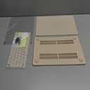 CISSOOK Beige Case for MacBook Air 13 Inch 2021 2020 2019 2018 Release Model A2337 A2179 A1932, Plastic Hard Shell Case with Keyboard Cover for MacBook Air 13.3 inch M1, Beige Stone