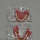 Boil-and-Bite Functional Denture, Self-fit at Home, Fully Adjustable for Narrow or Wide Arches, Long or Short-term Solution, Eat, Drink and Smile Confidently, Medium/Large Denture Set