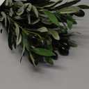 10 Pcs 12 Inch Ramadan Decoration Faux Olive Branches for Vases Eid Artificial Plants Olive Leaves Stems Ramadan Table Decor Eid Tabletop Greenery Centerpiece for Islamic Home Office Wedding Party