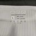 OQQ Womens Shirts Long Sleeve Crew Neck Ruched Stretch Basic Fitted Tee Shirts Tops Beige, L