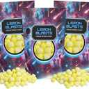 Freeze Dried Lemon Heads, Sour Crunchy Candy, Party Favor Treats or Movie Night Snacks, Resealable Bags, 3 Ounces (Pack of 3), BBD: 06/04/2026