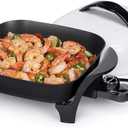 Presto 06620 11-Inch Electric Skillet,Black/White